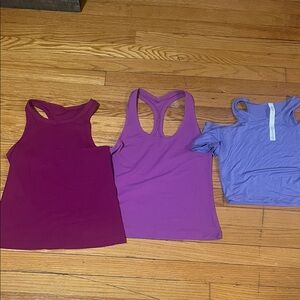 Lululemon Tanks- Set of Three